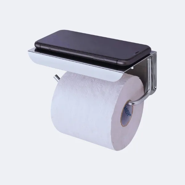 Toilet Paper Holder with Phone Stand